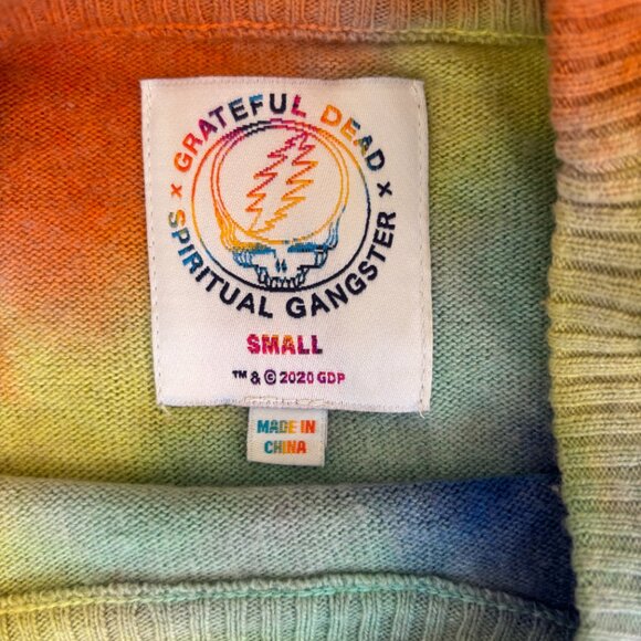 RARE Grateful dead Spiritual Gangster Tie-Dye Sweater - Picture 2 of 3